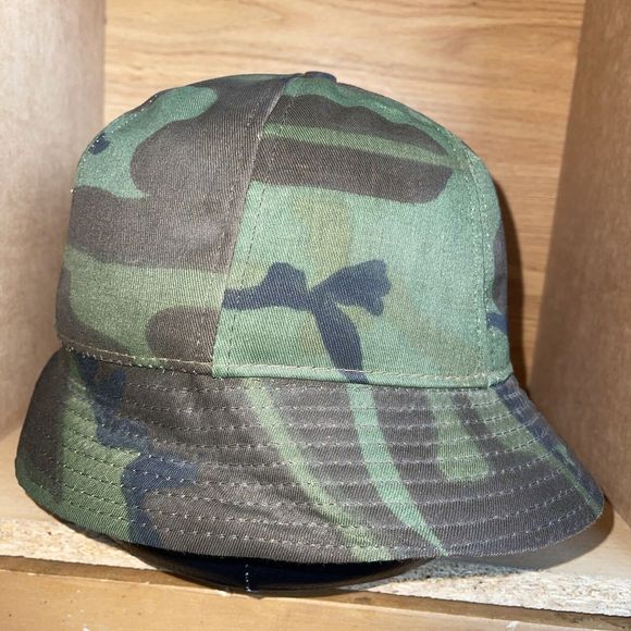Vintage Original Jones Bucket Hat Cap Camo Water Resistant Sz Medium Rare Lined - Picture 6 of 13